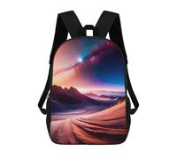 sinyumoney Starry Mountain Serenade School Backpack Work Laptop Backpack Rucksack Bag for Teenage Girls Boys Women Men 17inch