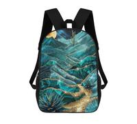 sinyumoney Starry Night Gold Desert Rucksack Computer Rucksack for School/Work/Travel for Teenage Girls Boys Women Men 17inch
