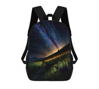 sinyumoney Starry Night Pathway Backpack School Bag Business Durable Laptop Bag for Campus Outdoor Travel Sports 17inch