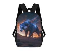 sinyumoney Starry Raccoon School Backpack Large Water Resistant Laptop Backpack for Girls Boys Teenage 17inch