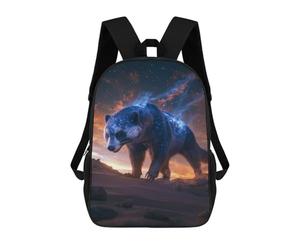 sinyumoney Starry Raccoon School Backpack Large Water Resistant Laptop Backpack for Girls Boys Teenage 17inch