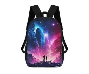 sinyumoney Stars Fall Traveler Backpack School Bag Water Resistant Travel Backpack Computer Bag for Girls Boys Teenage 17inch