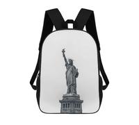 sinyumoney Statue of Liberty School Backpack Travel College Rucksack Backpacks for Campus Outdoor Travel Sports 17inch