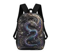 sinyumoney Steampunk Dragon Lord Backpack School Rucksack Casual Daypacks School Work Travel Bag- Perfect for Travel, Work And Daily Use 17inch
