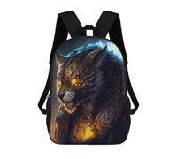 sinyumoney Steampunk Wolf Armor -1 Rucksack Business Laptop Rucksack Bag Unisex Casual Daypack for Men/Women 17inch