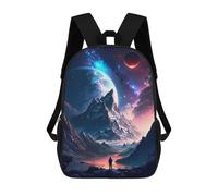 sinyumoney Stellar Twilight Galaxy Children’s Backpack Girls Boys, Rucksack Bag, Daypack, Primary School, Perfect for Back to Kids School Or PE, Gifts And Travel 17inch