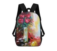 sinyumoney Still Life School Backpack Water Resistant School Bag Business Backpack for Boys/Girls/Teenagers 17inch