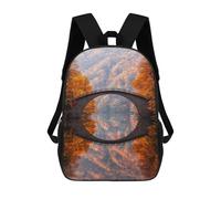sinyumoney Stone Arch Bridge Reflection Backpack School Bag Travel College Rucksack Backpacks for Boys/Girls/Teenagers 17inch