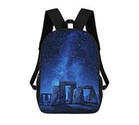 sinyumoney Stonehenge Under The Stars -1 Backpack School Daypacks Business Backpack Water Resistant Bookbag for Camping Outdoor Adventures And Daily Travel 17inch