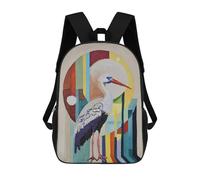 sinyumoney Stork Backpack School Large Water Resistant Laptop Backpack for School/Work/Travel 17inch