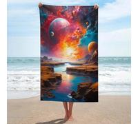 sinyumoney Strange Clouds Basics Towel Set Quick-Dry Lightweight Beach Towel Super Soft Hotel Quality 130cm*80cm