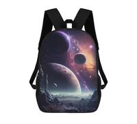 sinyumoney Strange Galaxy School Backpack Daypacks Business Backpack Water Resistant Bookbag for Campus Outdoor Travel Sports 17inch