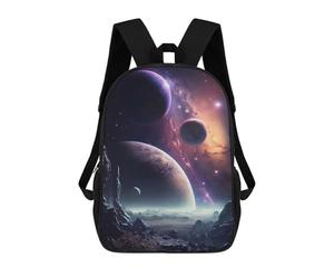 sinyumoney Strange Galaxy School Backpack Daypacks Business Backpack Water Resistant Bookbag for Campus Outdoor Travel Sports 17inch