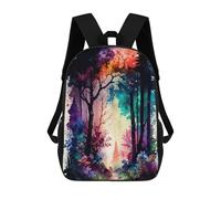 sinyumoney Stranger Nautre 2 3D Printed School Bag Children's School Backpack Schoolbags Travel Backpacks Casual Fashion Bag for Kids School Students 17inch