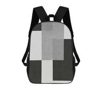 sinyumoney Strokes of Textures II Kids' Backpack 3D Printing School Bag Boys Cool Daypacks Casual Knapsack Fun Back Bag for Kids And Teenager 17inch