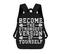 sinyumoney Strongest Version Of You Backpack School High Secondary School Bags Casual Backpack for Men, Women & Teenage Boys 17inch