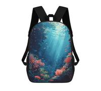 sinyumoney Stunning Sea Views School Backpack Daypacks Business Backpack Water Resistant Bookbag for Men/Women 17inch