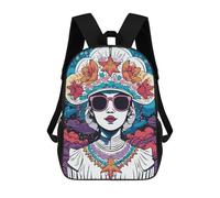 sinyumoney Stylish And Powerful Woman Rucksack Lightweight Schoolbag Dayback Bookbag College for Girl, Teen Girls 17inch