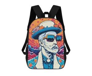 sinyumoney Stylish Man School Backpack Daypacks Business Backpack Water Resistant Bookbag for Men/Women 17inch