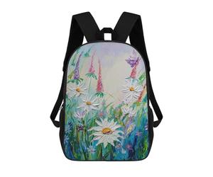 sinyumoney Summer Idyll Backpack School Bag Business Laptop Rucksack Bag Unisex Casual Daypack for School/Work/Travel 17inch