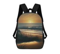sinyumoney Summer Sunset Backpack School Large Water Resistant Laptop Backpack for Teenage Girls Boys Women Men 17inch