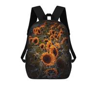 sinyumoney Sunflower Alley Backpack School Bag Lightweight Schoolbag Dayback Bookbag College for Girl, Teen Girls 17inch