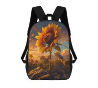 sinyumoney Sunflower Field Sunset-13 Rucksack Water Resistant Computer Rucksack for Camping Outdoor Adventures And Daily Travel 17inch