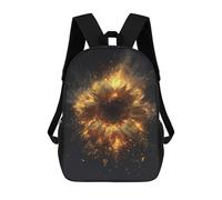 sinyumoney Sunflower Fireworks Artwork Rucksack Water Resistant Travel Backpack Computer Bag for Teenage Girls Boys Women Men 17inch