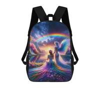 sinyumoney Sungazing with Angel School Bags Work Laptop Backpack Rucksack Bag- Perfect for Travel, Work And Daily Use 17inch