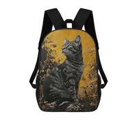 sinyumoney SunKissed Harmony 3D Printed School Backpack Casual Children's Backpacks 3D Printed School Bag for Boys Elementary And Middle 17inch