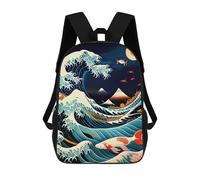 sinyumoney Sunrise Backpacks Kids School Backpack School Bag 3D Printed School Bag for Boys Elementary And Middle School Students 17inch