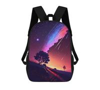 sinyumoney Sunset Comet Trail Backpack School Bag Water Resistant Travel Backpack Computer Bag for Girls Boys Teenage 17inch