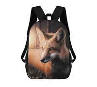 sinyumoney Sunset Fox Backpack School Work Laptop Backpack Rucksack Bag for Men, Women & Teenage Boys 17inch