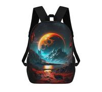 sinyumoney Sunset Of Stellar School Bags Water Resistant Travel Backpack Computer Bag for Campus Outdoor Travel Sports 17inch