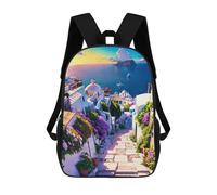 sinyumoney Sunset Steps to Paradise School Backpack Work Business College School for School/Work/Travel 17inch