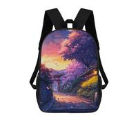 sinyumoney Sunset Torii Gate Backpack School Business Laptop Rucksack Bag Unisex Casual Daypack for Teenage Girls Boys Women Men 17inch