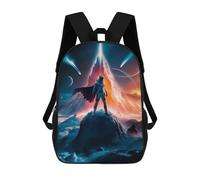 sinyumoney Super Astronaut Ronaldo Backpack, Children's Backpack, Student School Bag, Book Bag, 3D Printed School Bag For Boys And Girls, 17inch