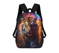 sinyumoney Surreal Fantasy Tiger Backpack School Lightweight Schoolbag Dayback Bookbag College for Men/Women 17inch