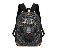 sinyumoney Surreal Golden Tiger Art Backpack School Bag Business Durable Laptop Bag for Campus Outdoor Travel Sports 17inch