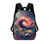 sinyumoney Sushi Backpack School Bag Travel College Rucksack Backpacks for Camping Outdoor Adventures And Daily Travel 17inch