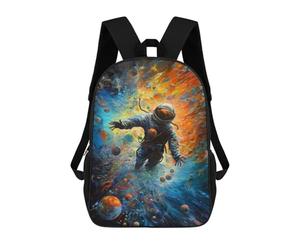 sinyumoney Swallowed By The Universe School Backpack Lightweight Airport College Students Back Pack- Perfect for Travel, Work And Daily Use 17inch