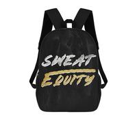 sinyumoney Sweat Equity Backpack School High Secondary School Bags Casual Backpack for Men, Women & Teenage Boys 17inch
