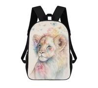 sinyumoney Sweet Little Lion Backpack School Daypacks Business Backpack Water Resistant Bookbag for Girls Boys Teenage 17inch