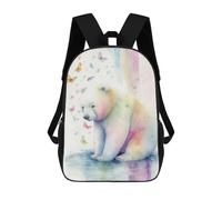 sinyumoney Sweet Polar Bear Backpack School Bag Work Laptop Backpack Rucksack Bag for Teenage Girls Boys Women Men 17inch