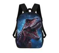 sinyumoney T Rex Dinosaur Animal Children's School Backpack Fashion Casual Children's Backpacks 3D Printed School Bags Boy Large Backpack 17inch