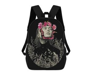 sinyumoney Take Root Backpack School Bag Lightweight Airport College Students Back Pack for Men/Women 17inch