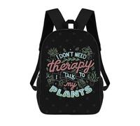 sinyumoney Talk To My Plants Backpack School Bag Business Durable Laptop Bag- Perfect for Travel, Work And Daily Use 17inch
