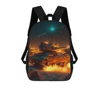 sinyumoney Tank Battle Children’s Backpack Girls Boys, Rucksack Bag, Daypack, Primary School, Perfect for Back to Kids School Or PE, Gifts And Travel 17inch