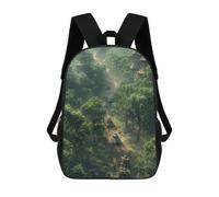 sinyumoney Tanks Is in Forest Children’s Backpack Girls Boys, Rucksack Bag, Daypack, Primary School, Perfect for Back to Kids School Or PE, Gifts And Travel 17inch