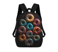 sinyumoney Tasty Colorful Donuts Backpack School Bag Travel College Rucksack Backpacks for Camping Outdoor Adventures And Daily Travel 17inch